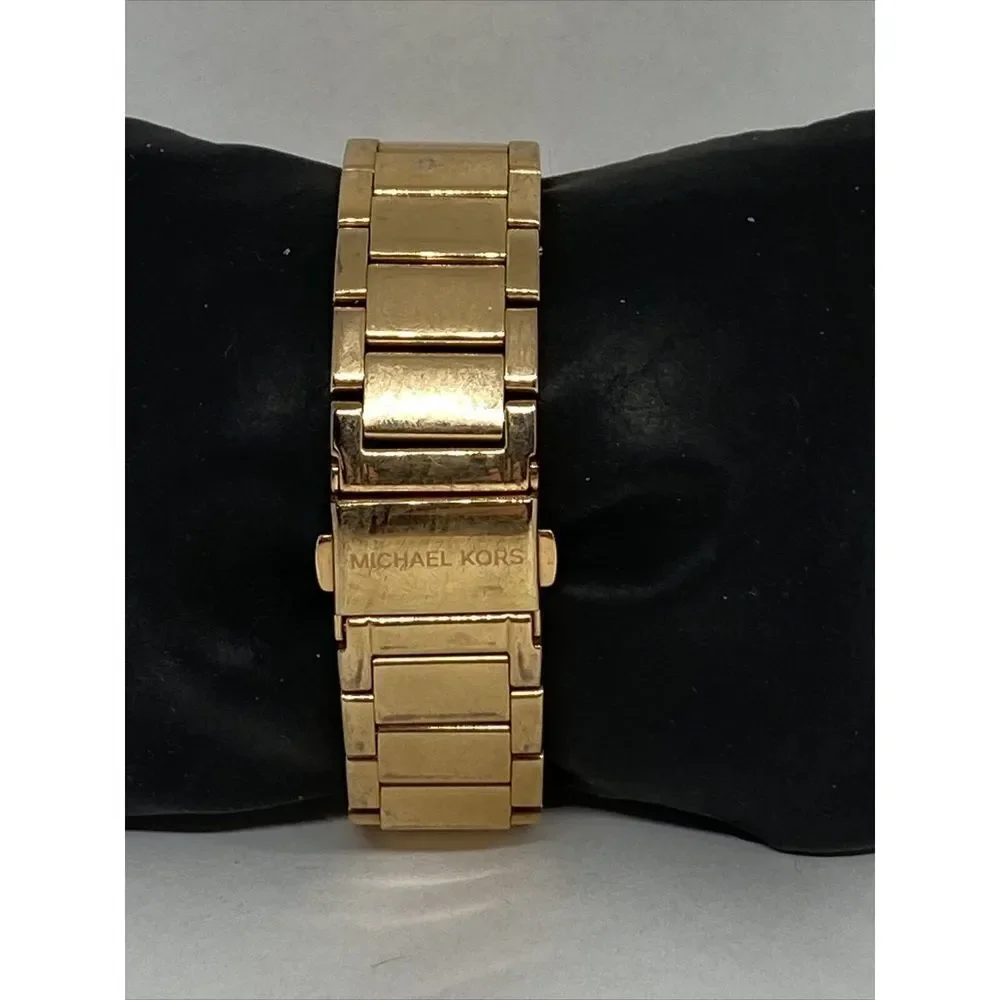 Michael Kors MK5491 Women's Gold Stainless Steel Analog Dial Geniune Watch GE435